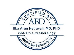 Certified by ABD for Pediatric Dermatology 